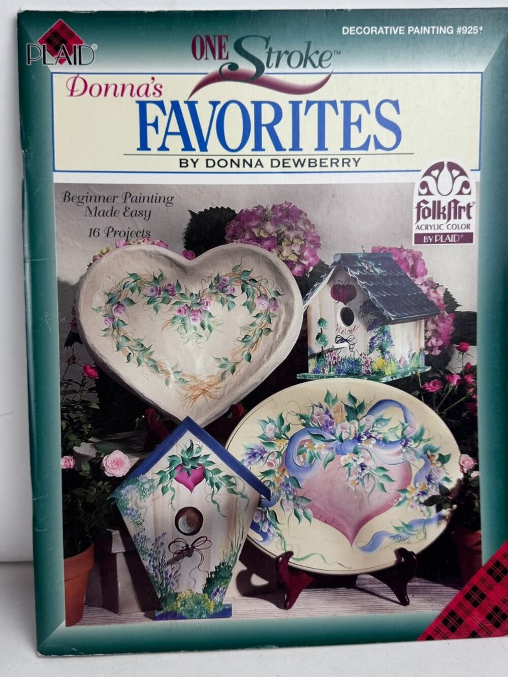 Donna Dewberry One Stroke Donna's Favorites Book #9251 Plaid UPC 028995092510